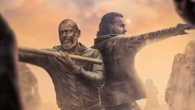 Rick y Morgan se reúnen para una última batalla en un póster de Walking Dead que cierra el círculo de la historia
