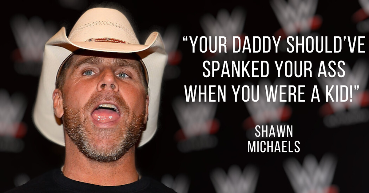 Shawn Michaels rasga a la superestrella de la WWE de segunda generación