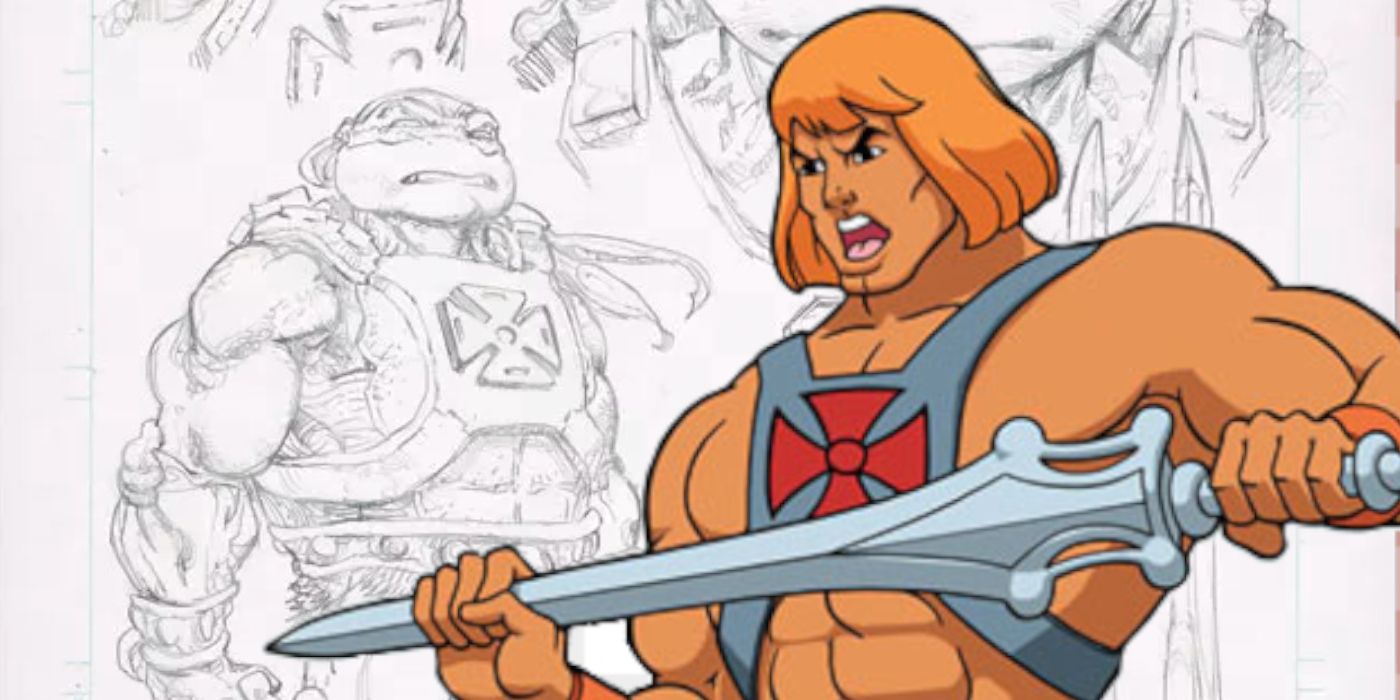 TMNT obtiene el poder de Grayskull en el arte del crossover cancelado de He-Man