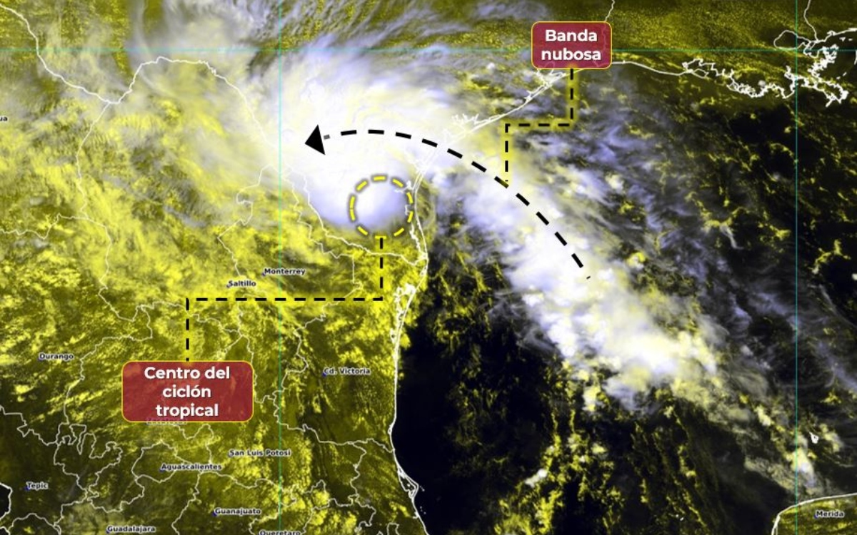 Tormenta Harold toca tierra en Texas; lluvias impactarán norte de México