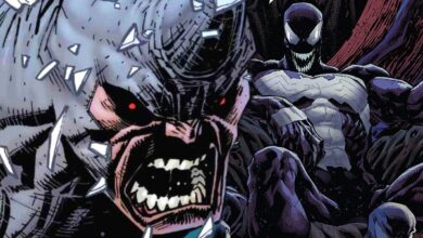Venom desbloquea un nuevo nivel de fuerza cuando Rhino se convierte en anfitrión oficial del simbionte