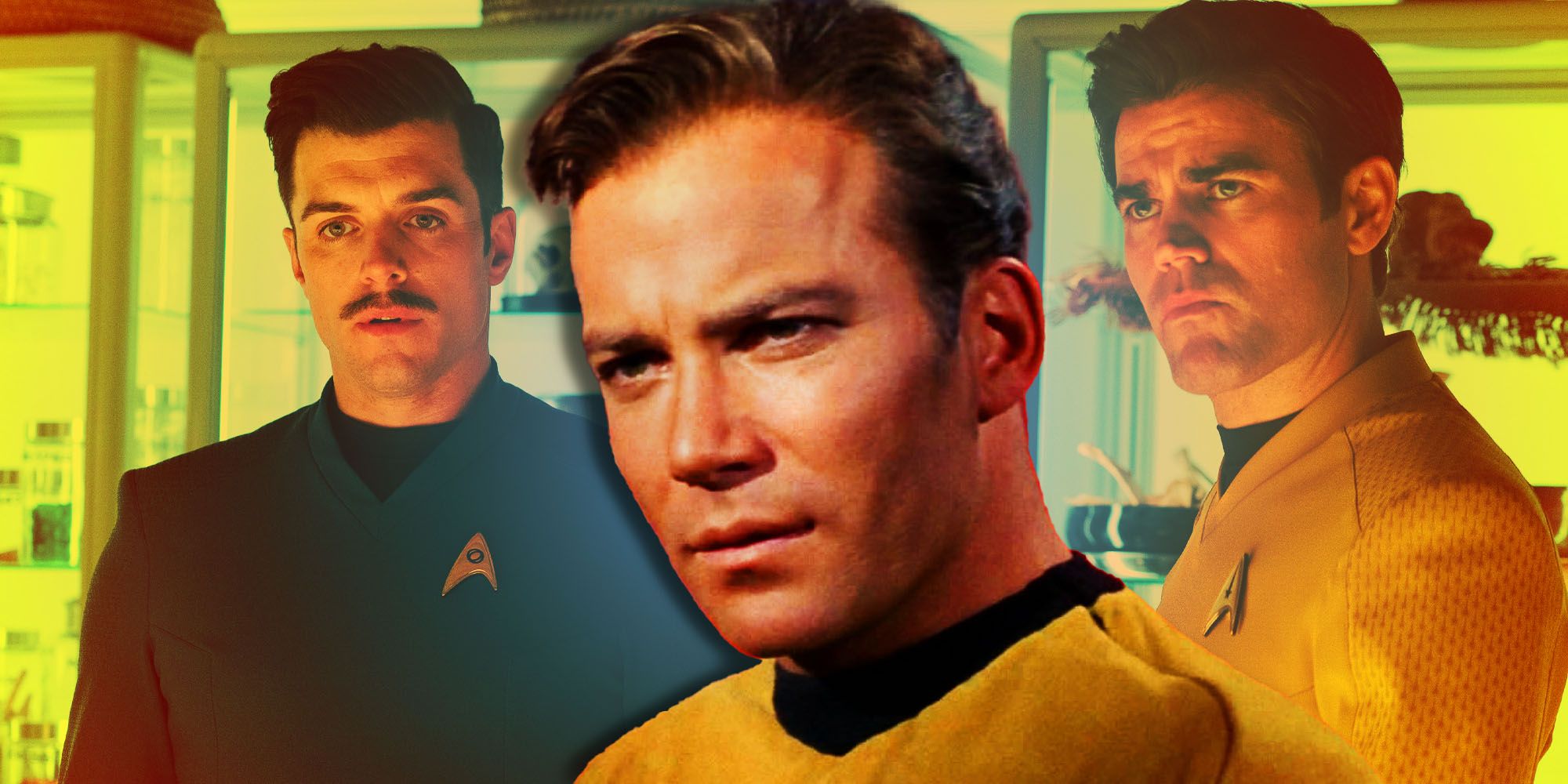 William Shatner conoce a 2 nuevos actores de Kirk en la convención de Star Trek
