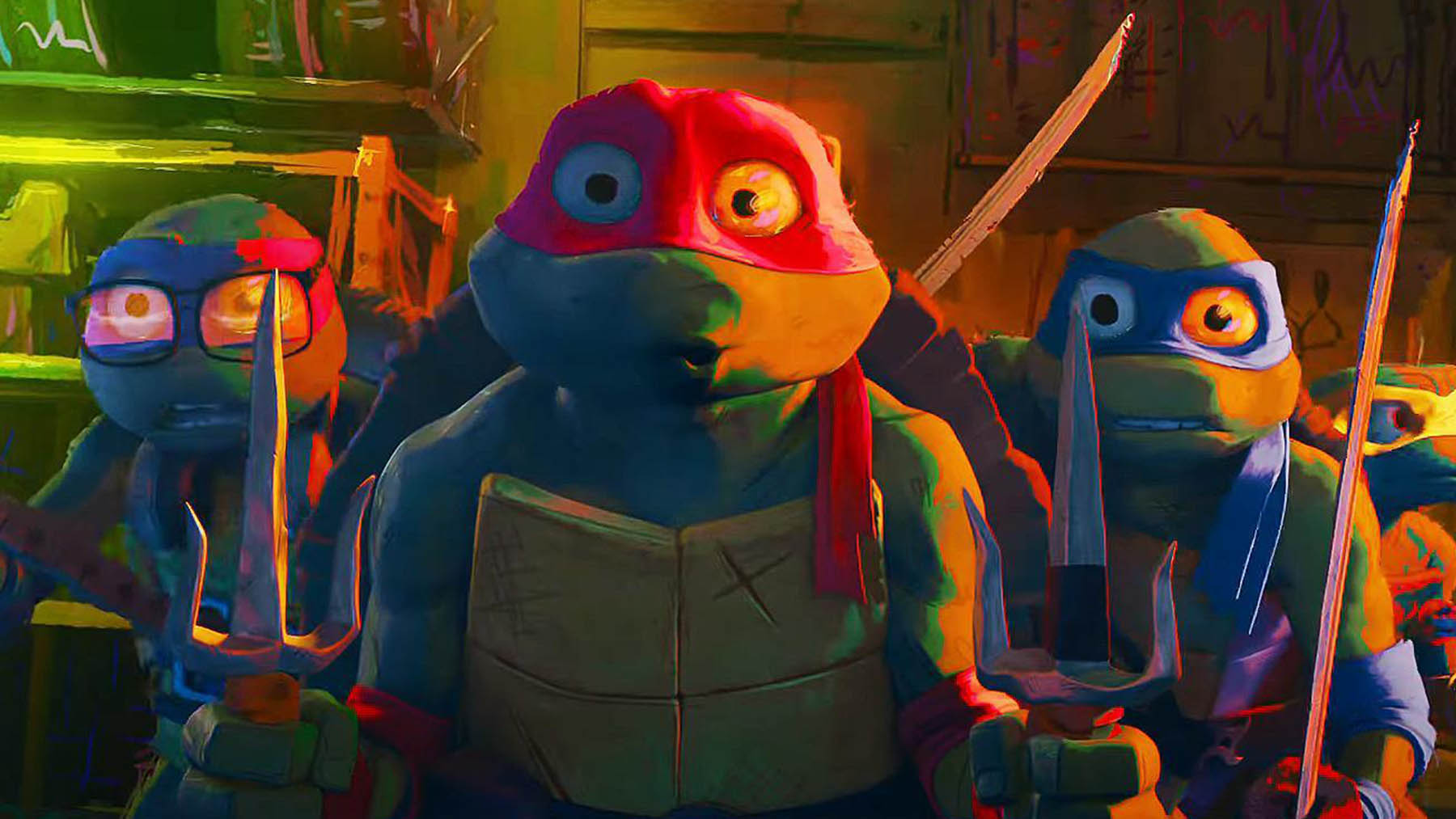 Ya en cines: las tortugas animadas de ‘Ninja Turtles: Caos mutante’