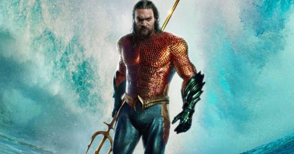 Jason Momoa está solo en el nuevo póster de Aquaman y el Reino Perdido