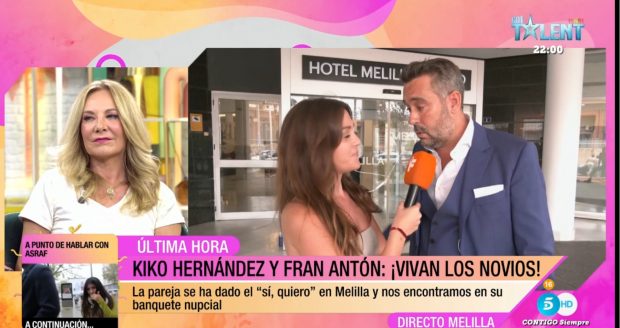 'Fiesta' informando sobre Kiko Hernández / Telecinco