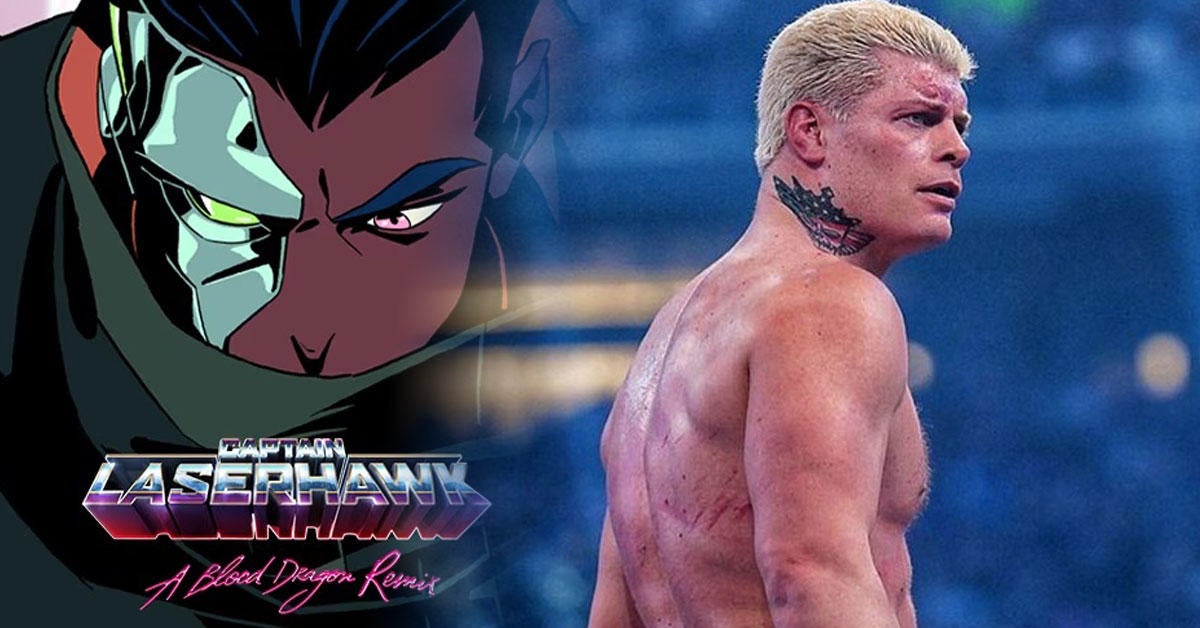 Cody Rhodes de la WWE hace un cameo sorpresa en Captain Laserhawk: A Blood Dragon Remix de Adi Shankar