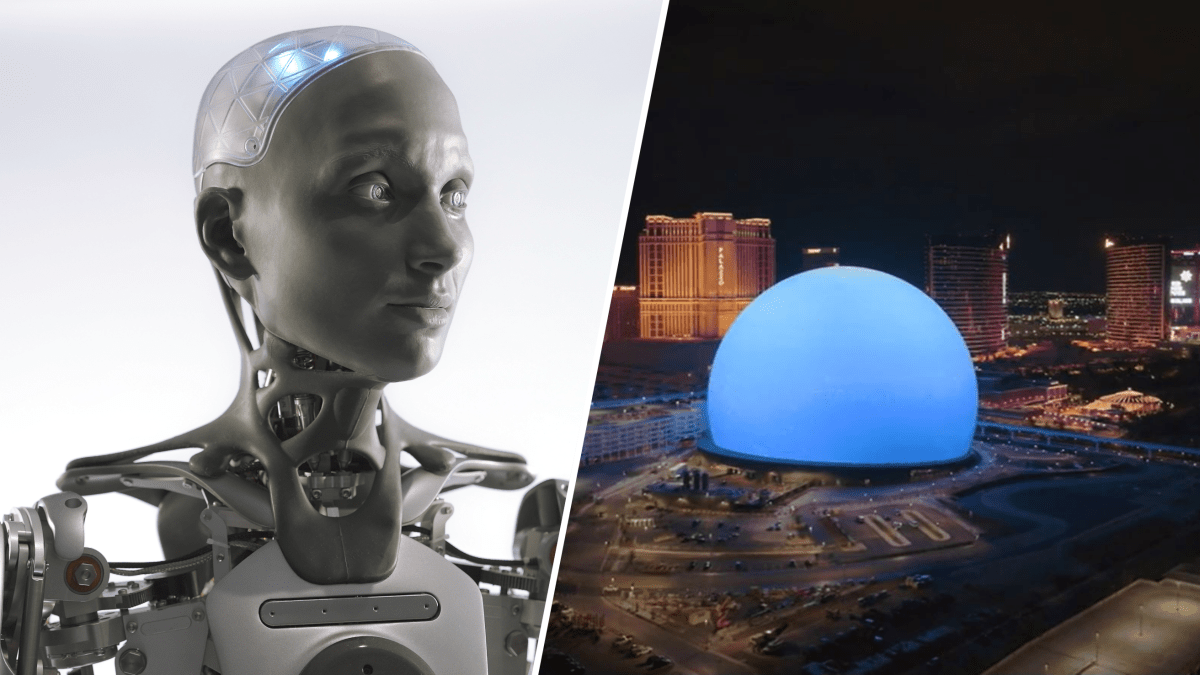 Conoce a “Aura”, la robot que guiará a los visitantes de la Esfera de Las Vegas