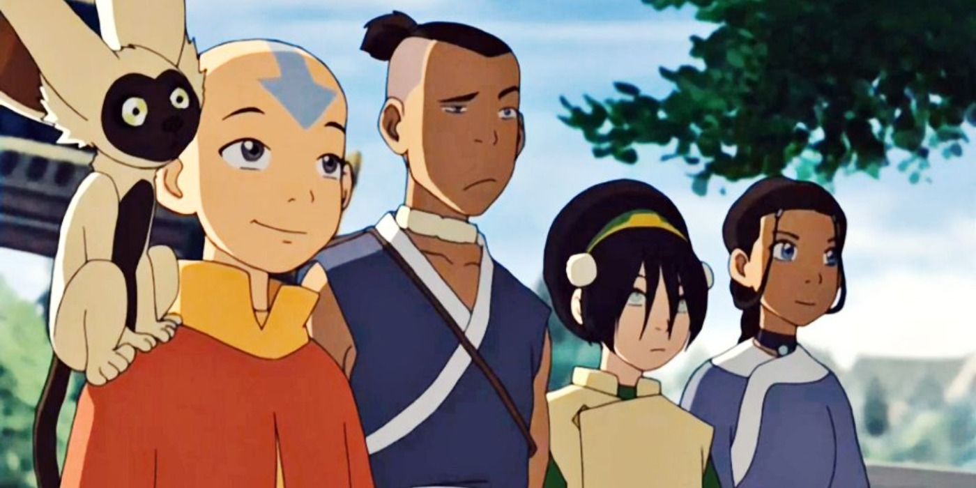 El arte de Avatar The Last Airbender muestra a los personajes compartiendo un momento de paz juntos