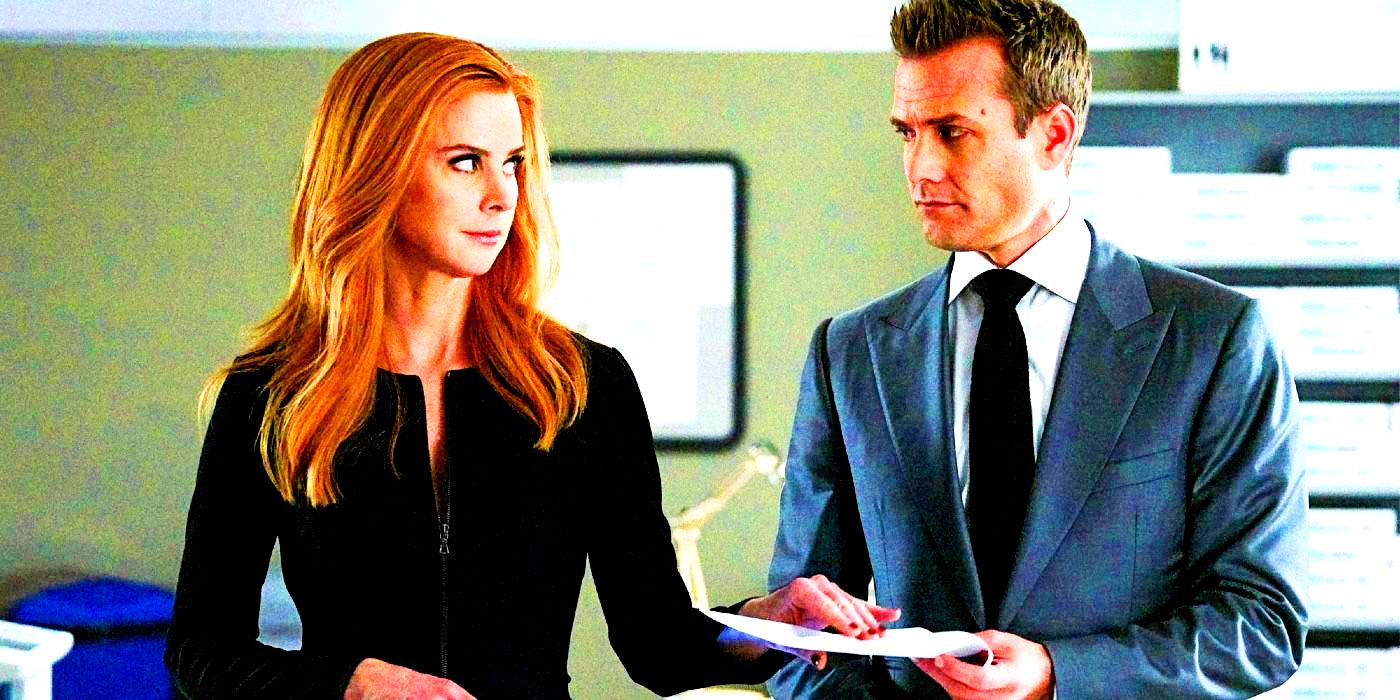 El creador de Suits finalmente revela la verdad sobre el misterioso ritual del abrelatas y las chinchetas de Harvey y Donna