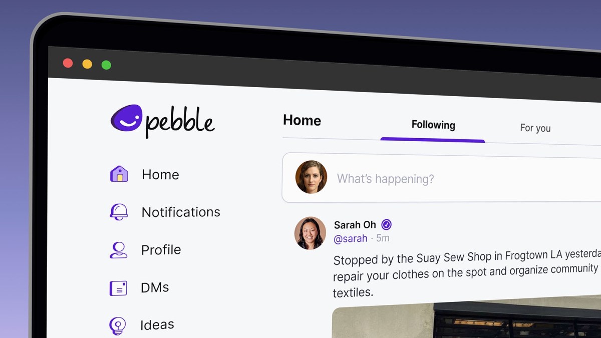 El rival de Twitter/X, T2, cambia su nombre a 'Pebble', diciendo que el antiguo nombre nunca tuvo la intención de ser permanente