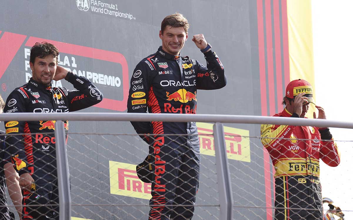 F1: Verstappen y ‘Checo’ hacen el 1-2 en el Gran Premio de Italia