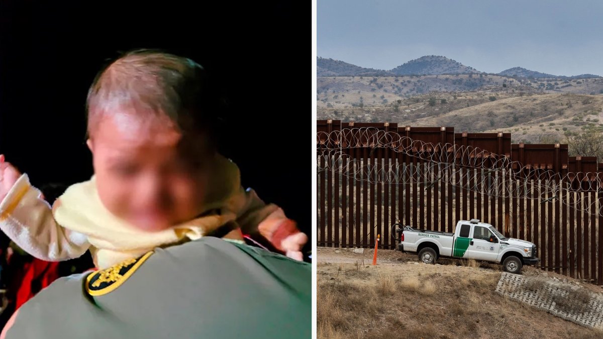 Hallan a bebé de 2 meses abandonado en la frontera de EEUU-México