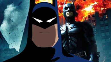Las películas del Caballero Oscuro lucen fantásticas rediseñadas al estilo de Batman: la serie animada