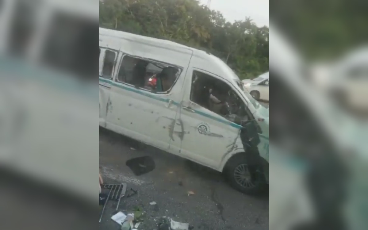 Mueren seis personas en accidente vehicular en Riviera Maya