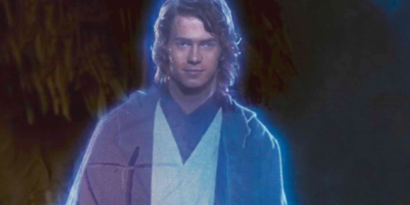 Star Wars finalmente revela cómo Anakin se convirtió en un fantasma de la fuerza