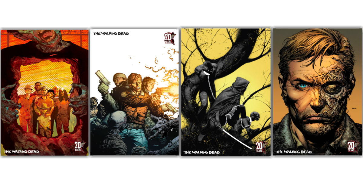 The Walking Dead: los carteles de la portada del cómic del 20.º aniversario son ediciones limitadas