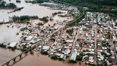 Tormenta en el sur de Brasil deja 21 muertos y desplaza a más de 1,600