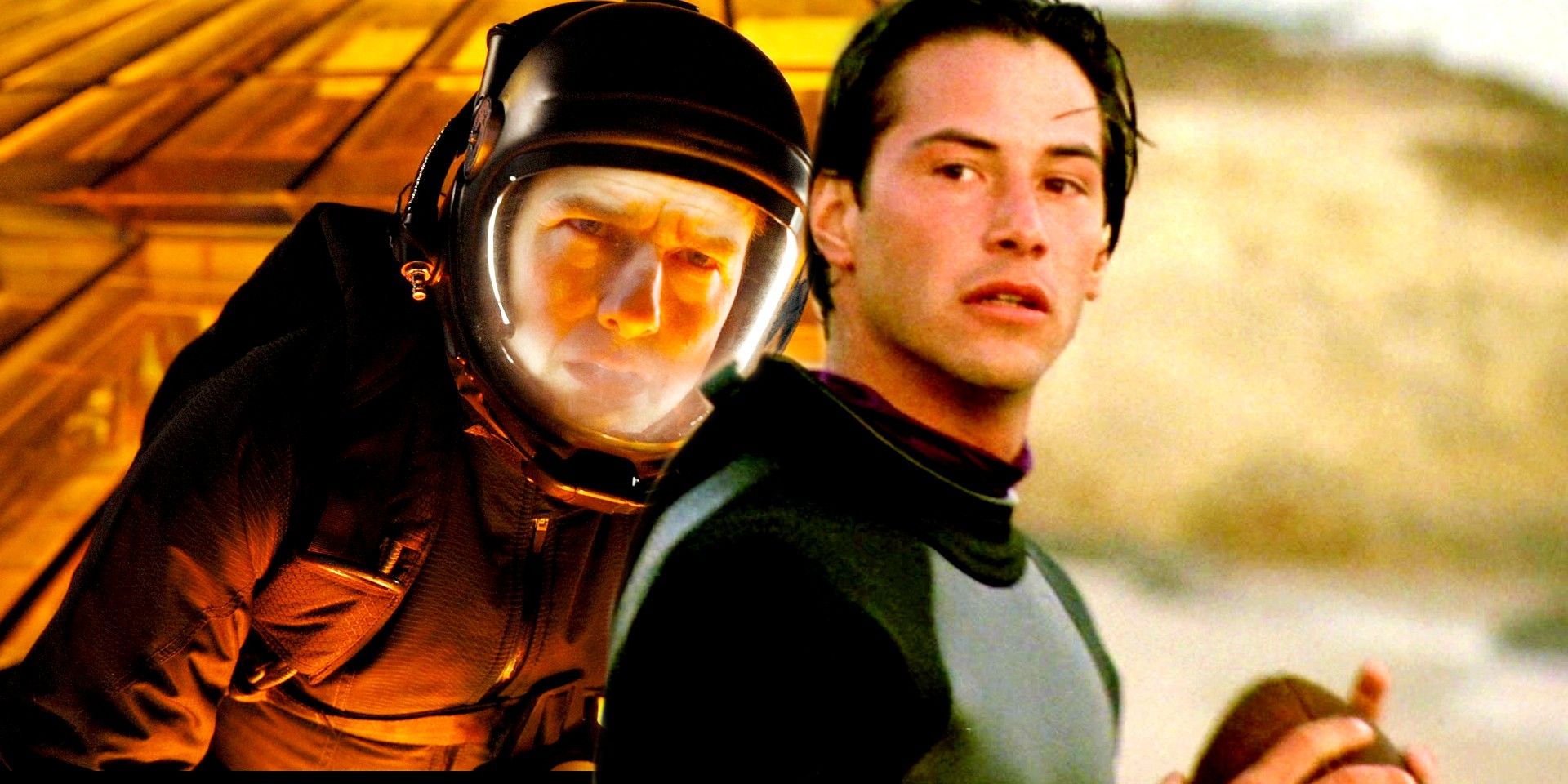 Una película de Keanu Reeves, de 32 años, hizo paracaidismo mejor que Misión: Imposible, argumentan los artistas de efectos visuales