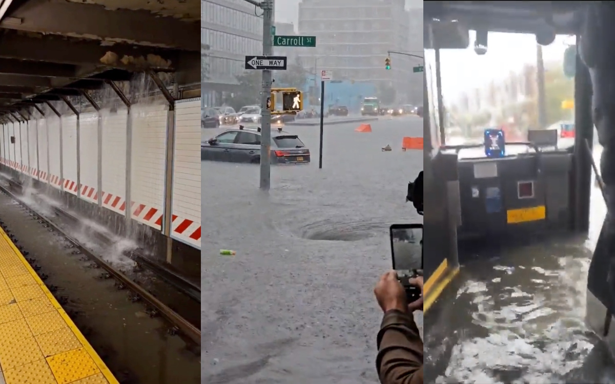 Video | NY en estado de emergencia por lluvias e inundaciones