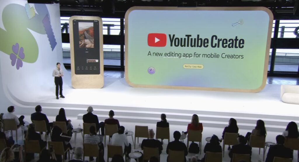 YouTube estrena una nueva aplicación, YouTube Create, para editar videos, agregar efectos y más