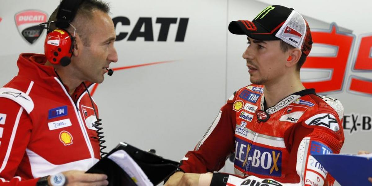 "Muchas cosas de la Ducati actual de MotoGP partieron de ideas de Jorge Lorenzo"