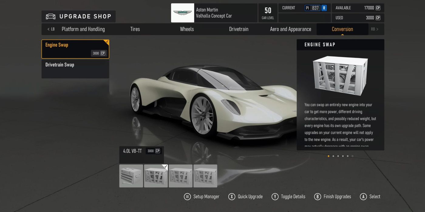 Forza Motorsport 8: las mejores actualizaciones de automóviles para ser el primero
