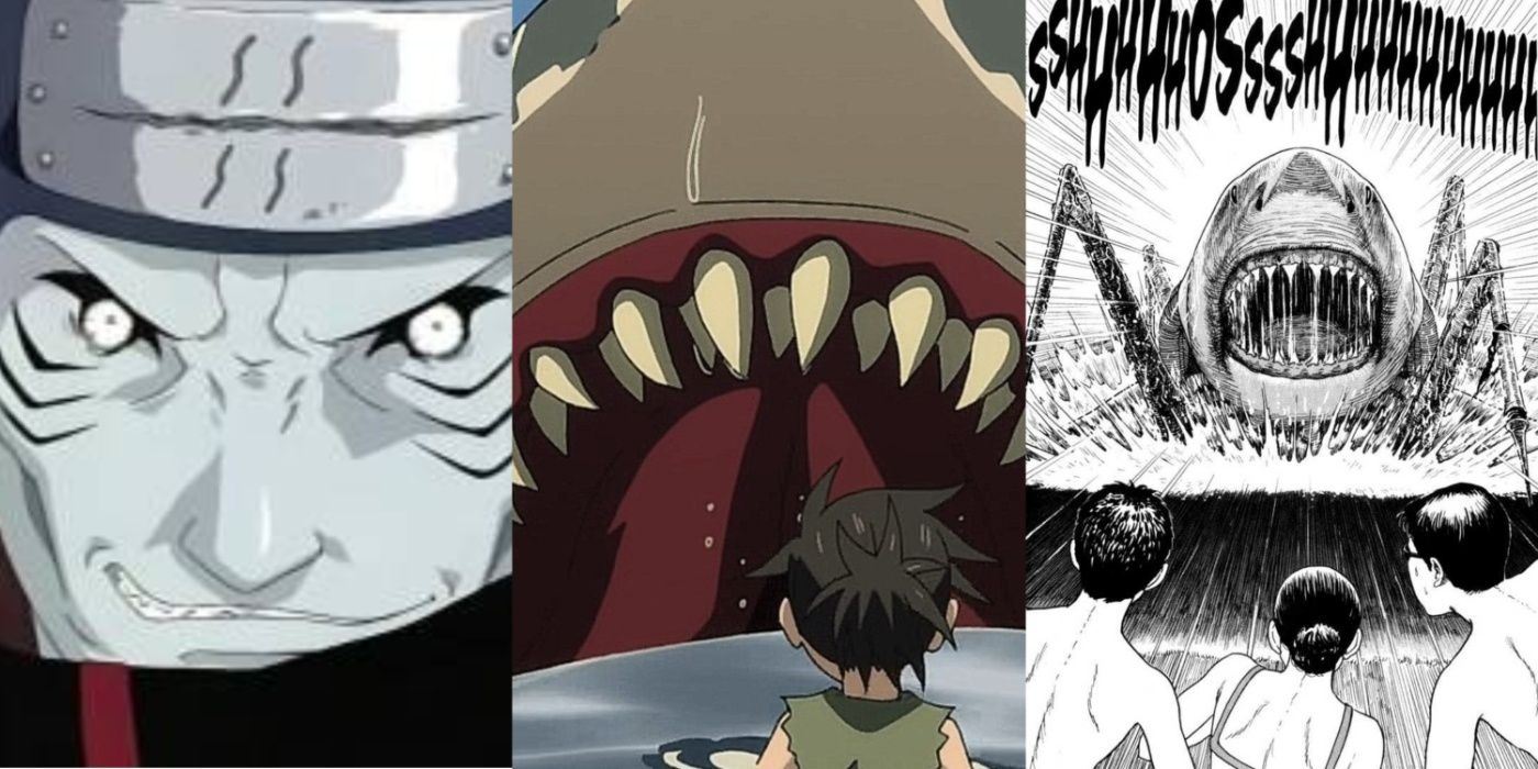 Los 10 tiburones más aterradores del anime y manga