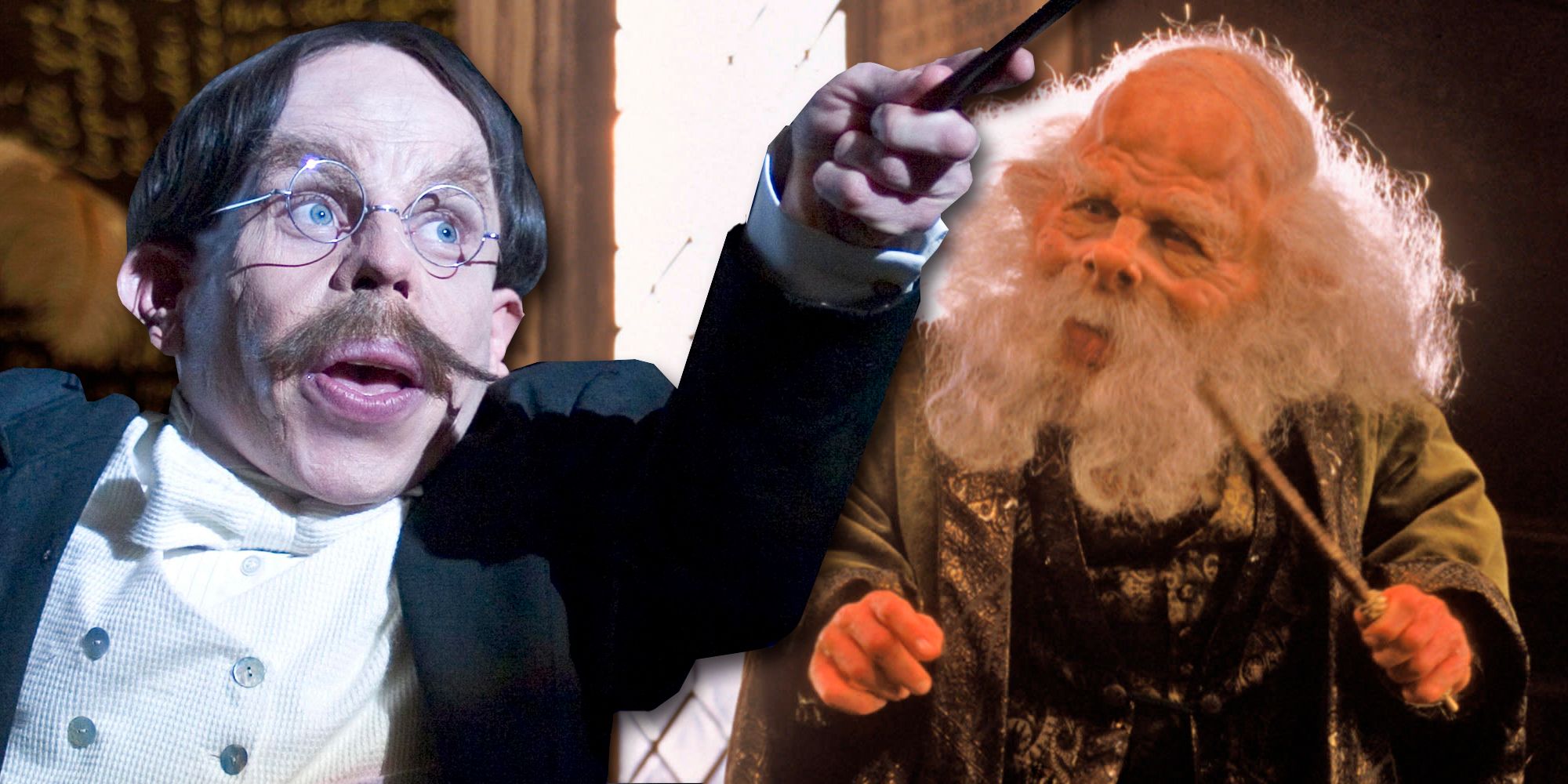 Harry Potter: por qué Flitwick se ve tan diferente en la tercera película