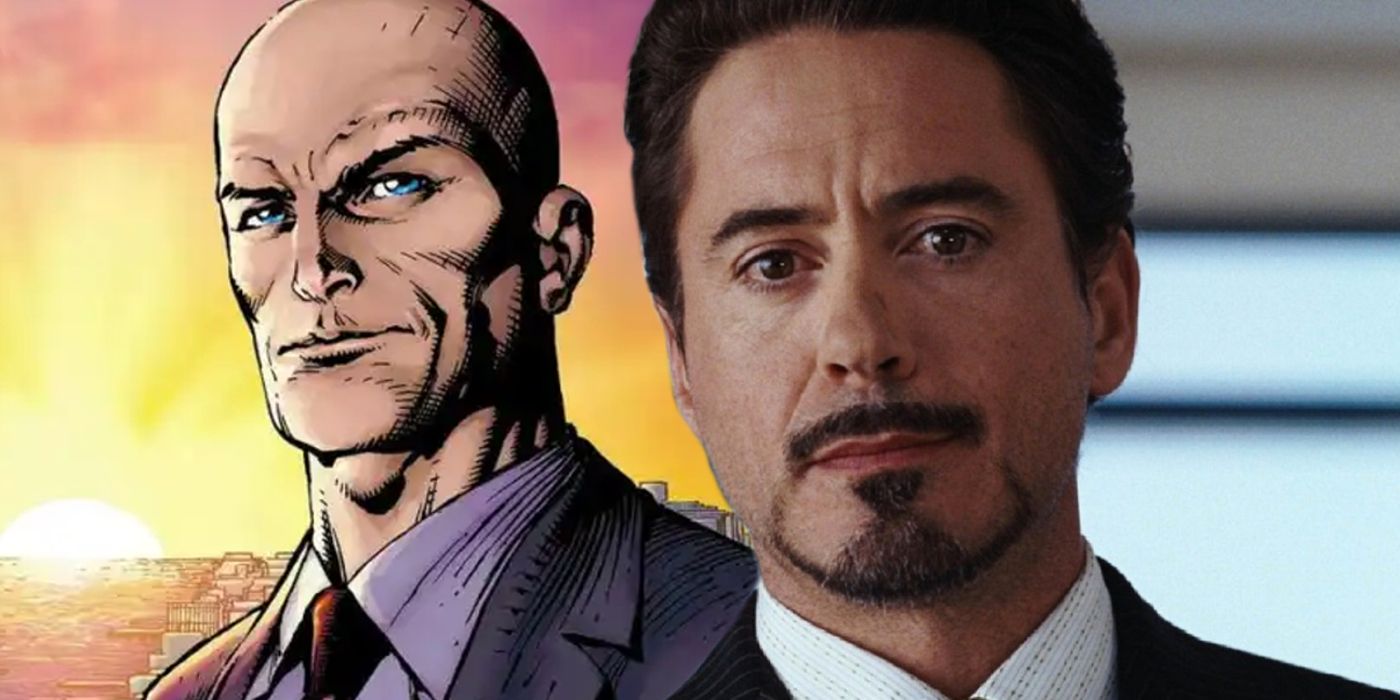 Robert Downey Jr es un excelente Lex Luthor en el arte del legado de Superman de James Gunn