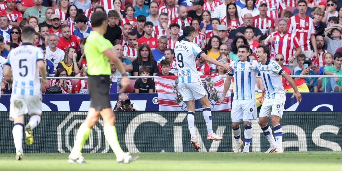 2-1: El Atlético y Munuera tumban a la Real