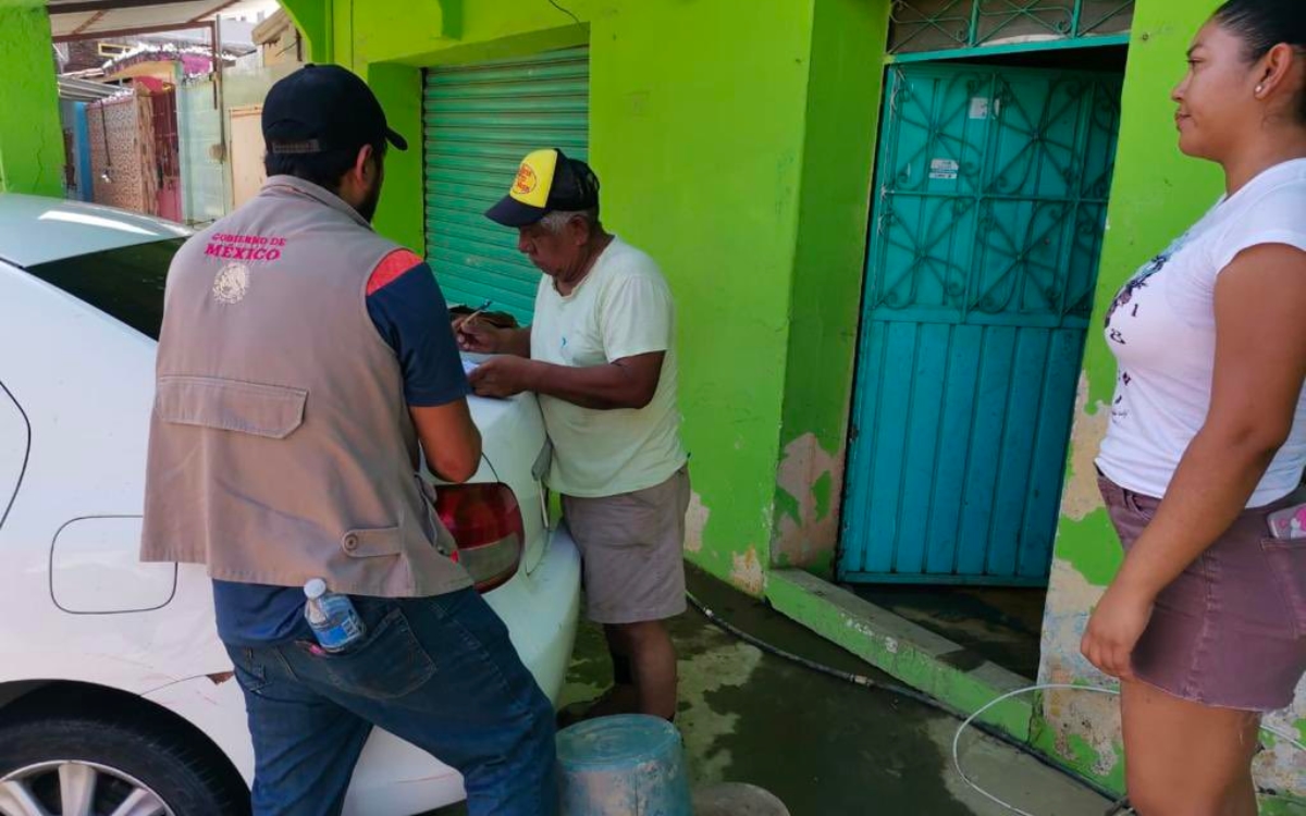 Arranca censo de damnificados en Acapulco tras paso de Otis