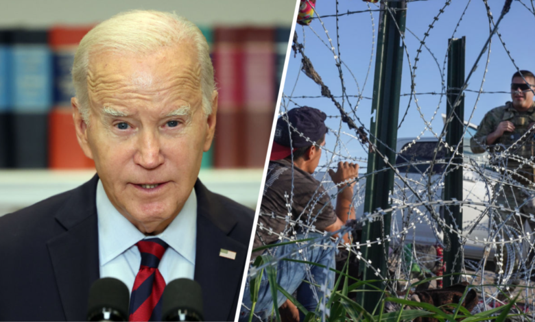 Biden ordena ampliar el muro fronterizo en Texas ante el aumento de cruces ilegales