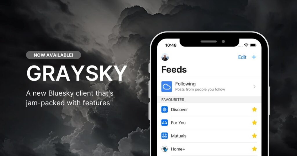 Bluesky obtiene su primera aplicación móvil de terceros con Graysky, que se lanzará a finales de este mes