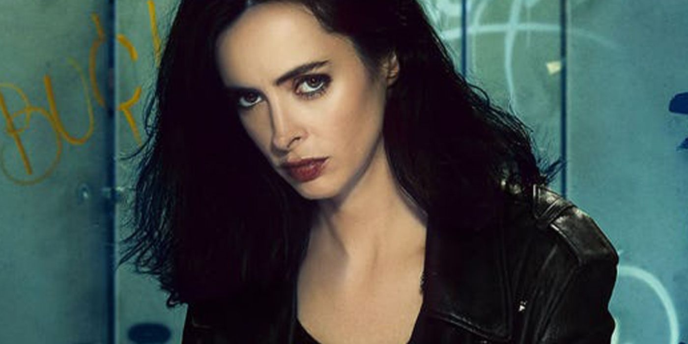 Una imagen promocional de Krysten Ritter para Jessica Jones de Marvel