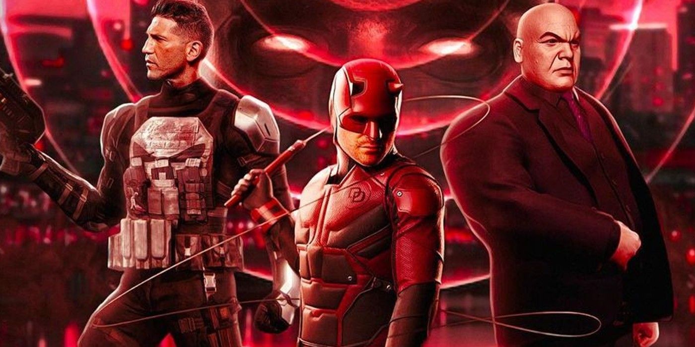 Daredevil, Punisher y Kingpin se enfrentan al villano de Marvel del programa de Netflix en el arte del MCU