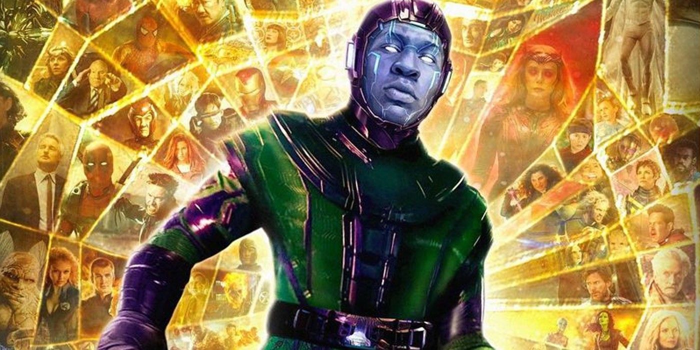 Docenas de vengadores de todo el multiverso Marvel se reúnen contra Kang en Secret Wars Fan Poster