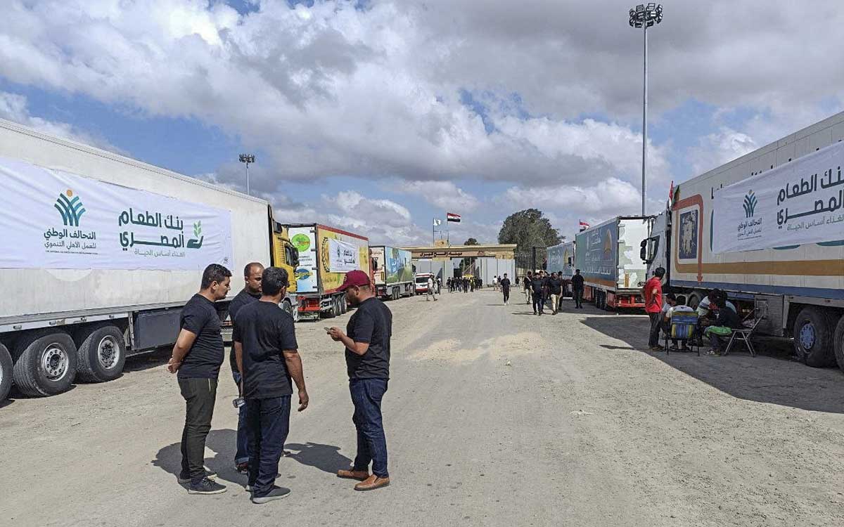 Egipto confirma que abrirá el paso de Rafah para la entrega de ayuda humanitaria a Gaza
