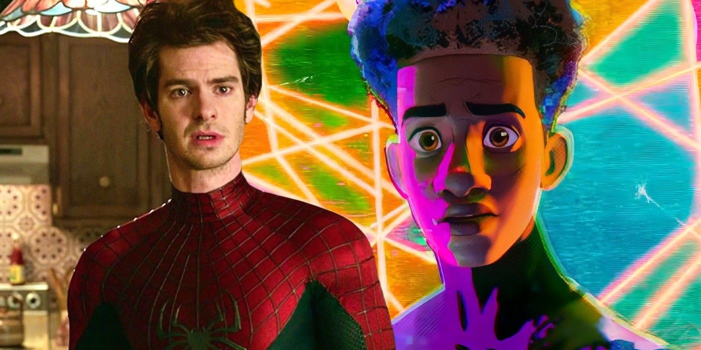 El Spider-Man de Andrew Garfield en el estilo artístico de Spider-Verse se ve súper genial