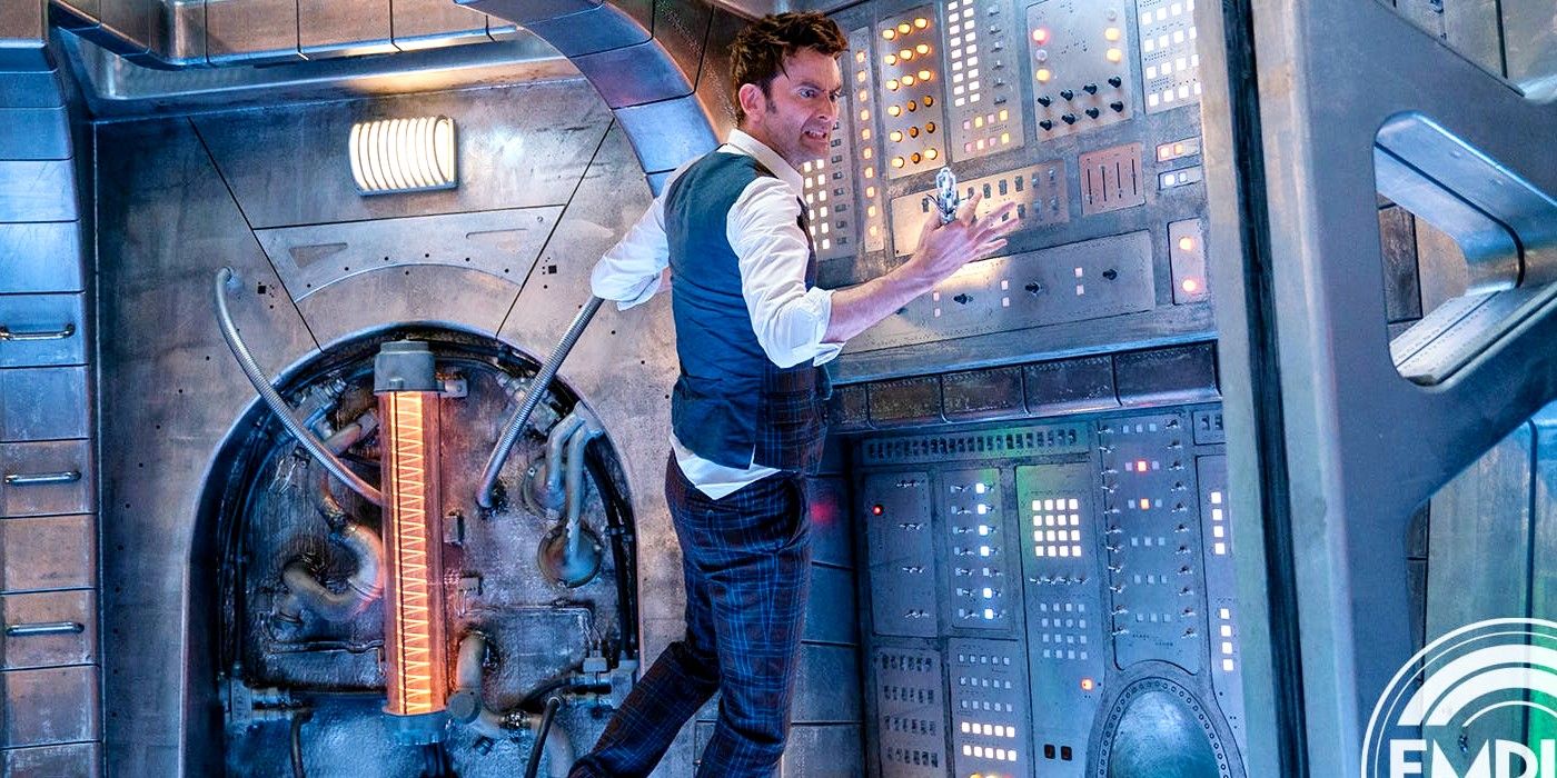 El doctor de David Tennant flota en la extraña imagen del 60 aniversario de Doctor Who
