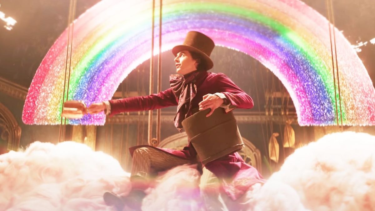 El mundo de Wonka está lleno de muchos dulces rosados ​​y variados en el nuevo póster de la precuela