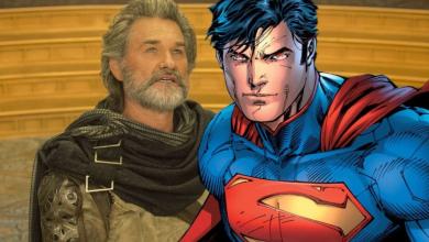 El nuevo arte de Superman presenta a Kurt Russell como el padre de Kal-El en la película de DC de James Gunn