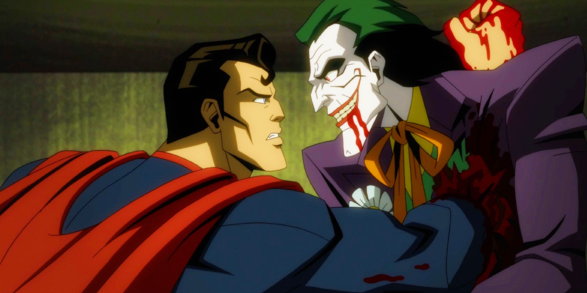 El tráiler con clasificación R de Injustice revela el brutal asesinato del Joker por parte de Superman