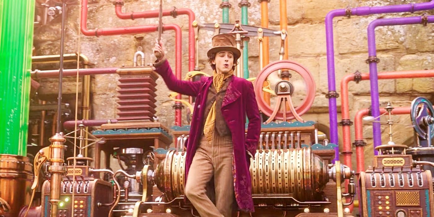 El tráiler de Wonka da un primer vistazo a la colorida fábrica de dulces de Willy