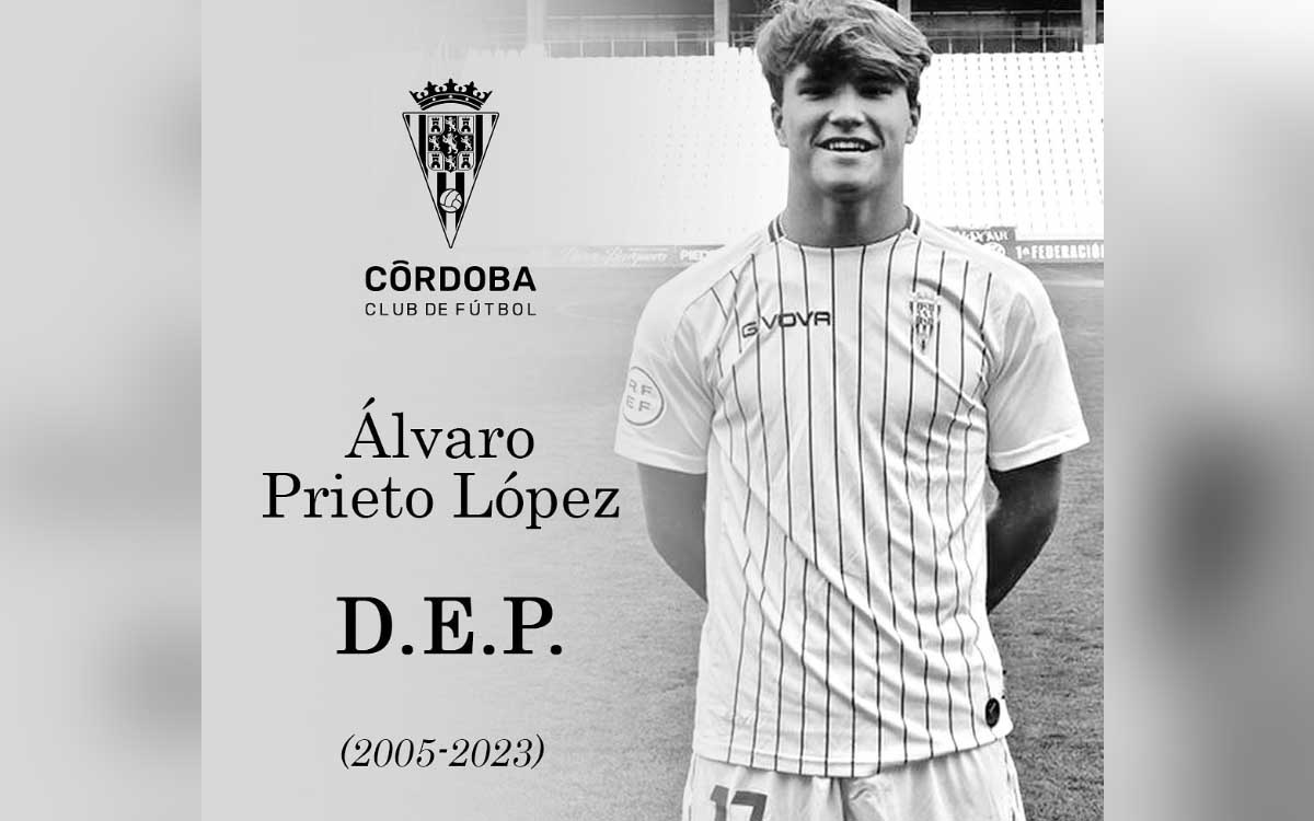 España: Hallan entre dos trenes un cadáver que coincide con Álvaro Prieto, jugador juvenil del Córdoba