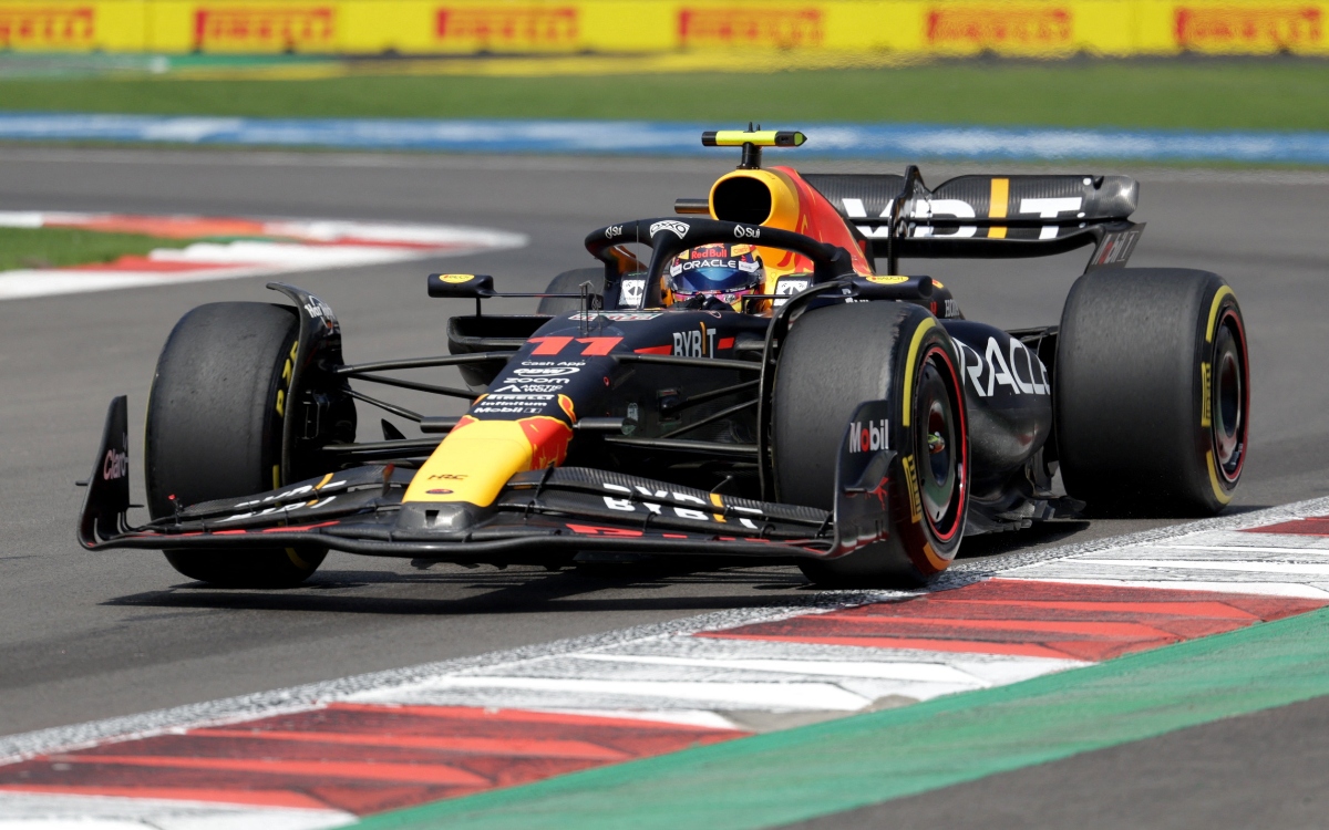 F1: ‘Checo’ Pérez finaliza tercero en la P1 del Gran Premio de México; Verstappen, el más rápido