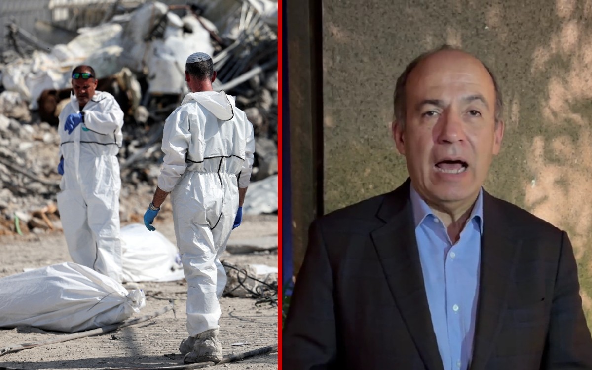 Felipe Calderón condena la 'absurda masacre' de Hamás