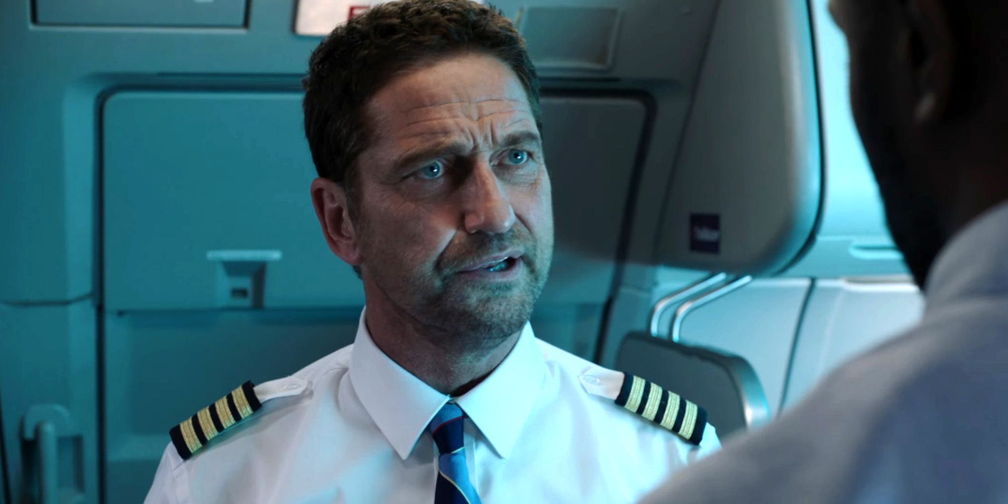 Gerard Butler es un piloto héroe después del tráiler de la película Crash In Plane