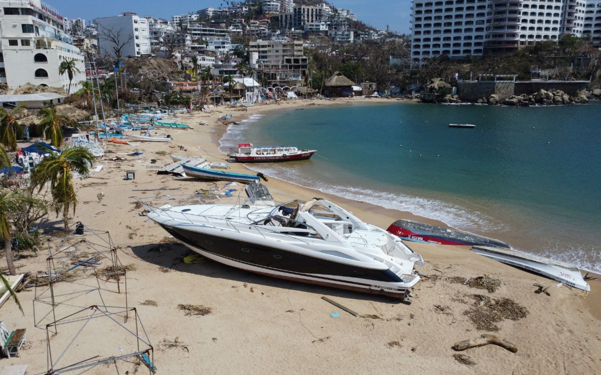Huracán Otis: murieron 20 tripulantes de un yate en Acapulco