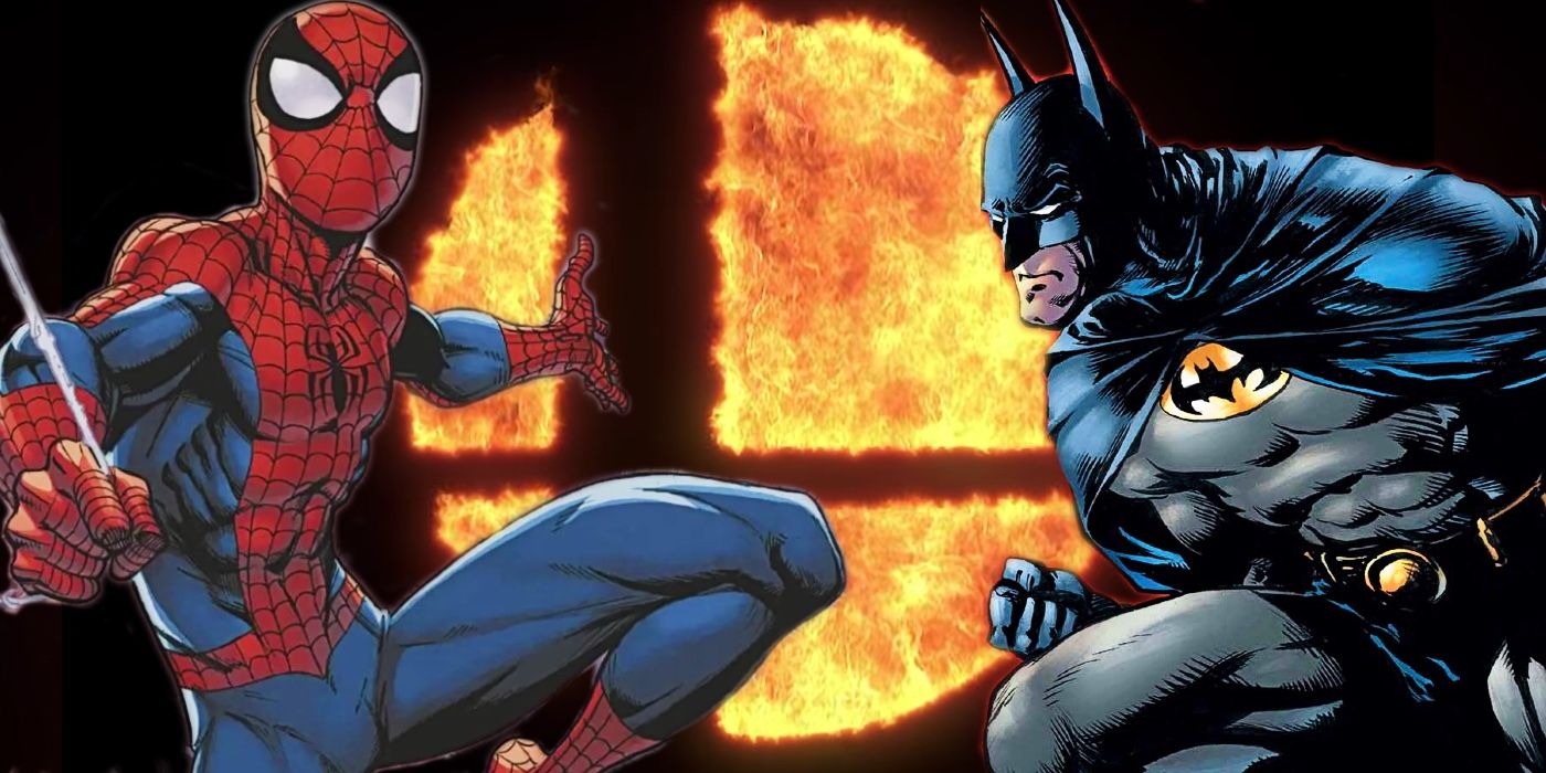 La animación de figuras de acción de Spider-Man vs Batman es Smash Brothers que cobran vida