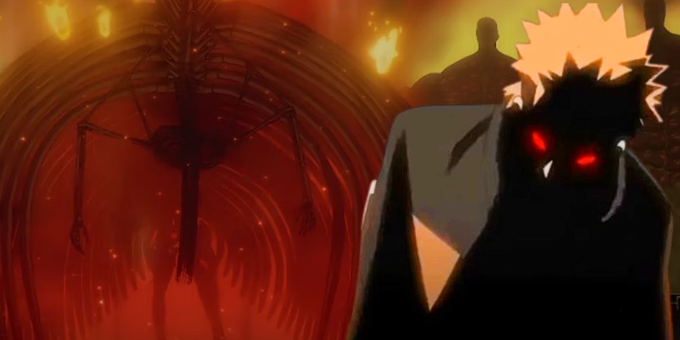 La versión de Naruto de la forma final de Eren Yeager fue aún más aterradora